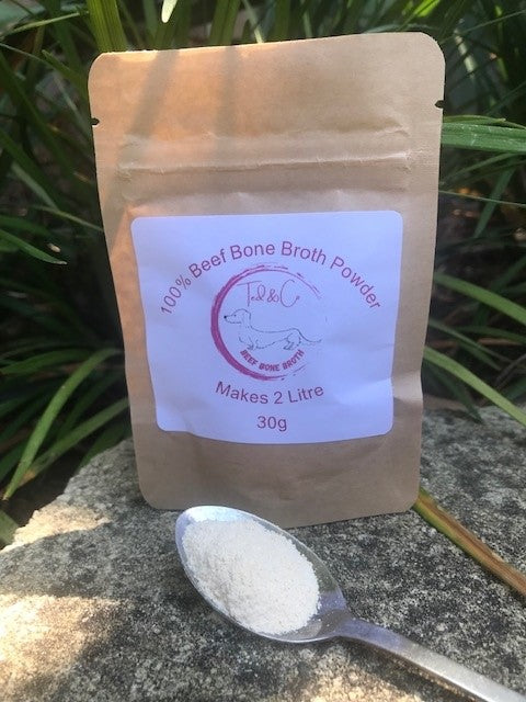 TEDS Powdered Beef Bone Broth for Pets & Hoomans 30g (2 Litre)